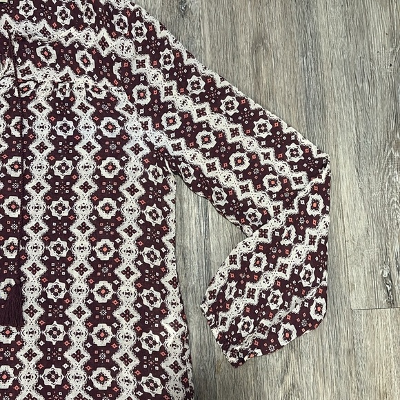 Lucky Brand Boho Long Sleeve Blouse - Picture 7 of 13